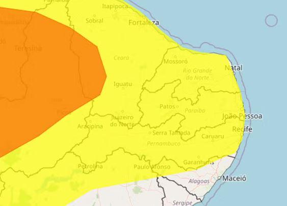 Foto: Reprodução/ INMET